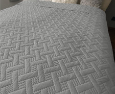 Tagesdecke Bett & Sofaüberwurf Bettüberwurf Sofa Tages Flechtmuster 170 X220cm