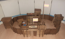 PGH Friedensbrücke Western Fort St. Louis DDR Indianer Cowboys Holz Spielzeug