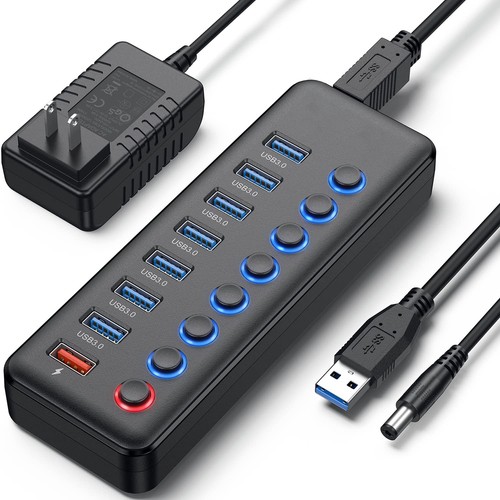 Usb hub mit - hub, einzelschalter