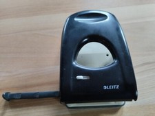 Leitz Locher 5138 - Registraturlocher  mit Anschlagschiene, schwarz/beige