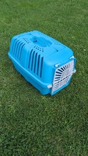 Transportkäfig für Katzen, Blau, 27x26x48cm 