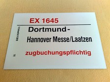 ZLS EX 1645 Dortmund - Hannover Messe/Laatzen zugbuchungspflichtig