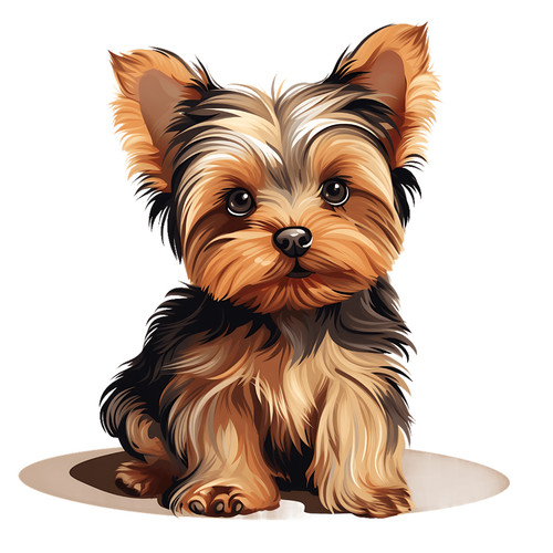 Yorkshire terrier auto - 2x,
