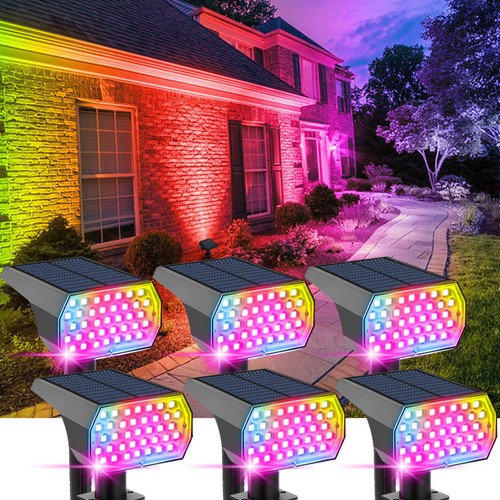 Stück led rgb solarleuchte - rgb,