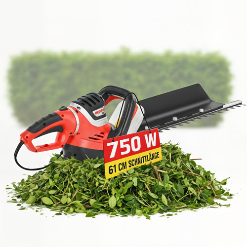 Elektro heckenschere 61cm 750w - 61cm,