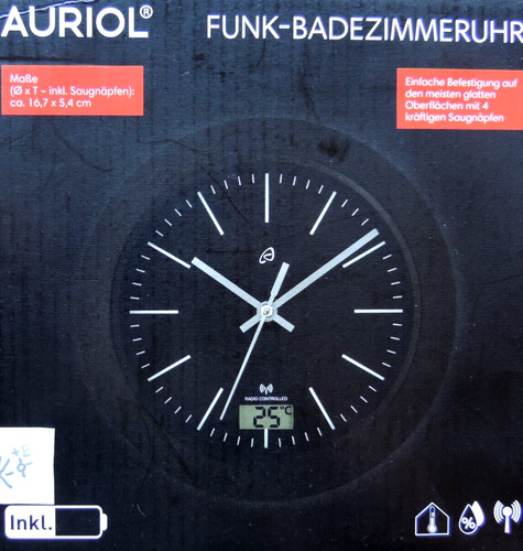 Badezimmeruhr funkuhr uhr funk - badezimmeruhr,