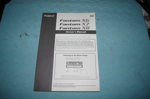 Roland fantom 8 - fantom, x6