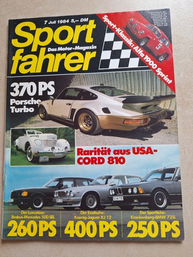 Sportfahrer das - -,