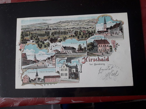 Ansichtskarte von hirschaid - von,