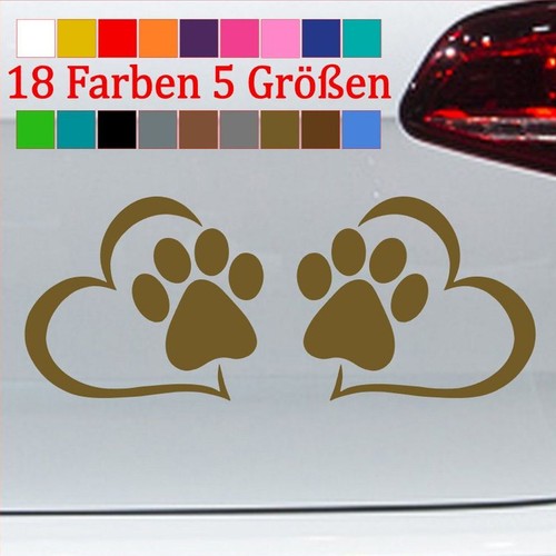 Pfoten sticker auto - sticker,