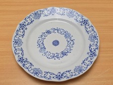 alter Porzellanteller Kalk Eisenberg? Indisch Blau