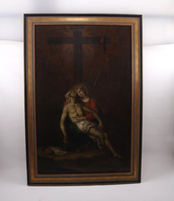 Pietà vor dem Kreuz Öl auf