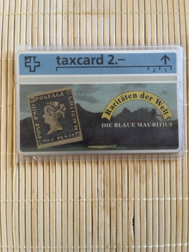 Telefonkarte blaue mauritius - blaue,