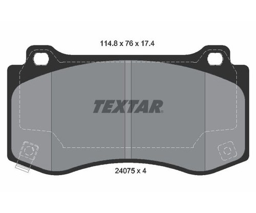 Textar bremsbeläge - textar, q+