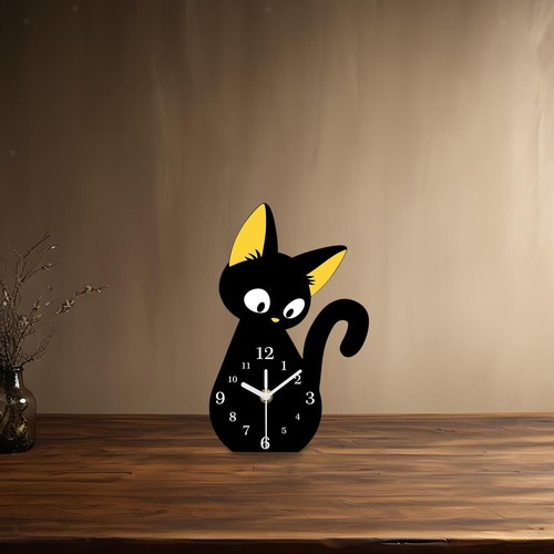 Tischuhr katzenform - tischuhr,