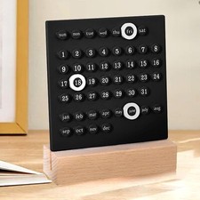 BBTISG - Ewiger Blockkalender für Schreibtisch, Schreibtischkalender Kalender
