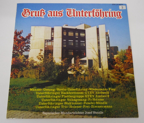 Schallplatte gruß aus - schallplatte, "gruß