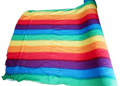 Regenbogen farbig 140 breit - farbig,