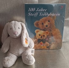🐰Steiff Buch eingeschweißt und Hase Hoppie Kuscheltier mit Etikett