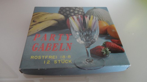 Vintage cocktail party gabeln - cocktail,