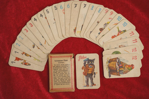 Schwarzer peter kartenspiel - schwarzer,