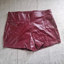 Hotpants kurze Hose Leder