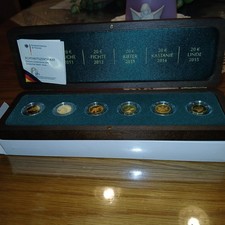 Goldmünzen 20 Euro Deutscher Wald  2010-2015  