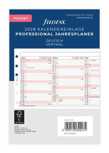 Filofax 68276 pocket - 28-68276,