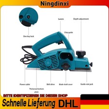 Elektrohobel Hobelmaschine Elektrisch Hobelbreite Handhobel 220V 800W DE