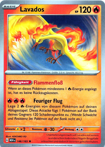 Pokemon karte lavados mew - karte,
