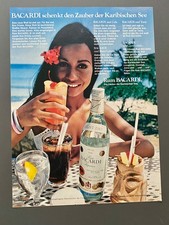 Bacardi Zauber der Karibischen See Rum retro 1970 Vintage Ad Werbung Reklame