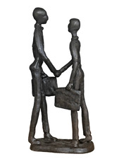 Skulptur  - Eisenguss - "Gute