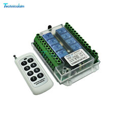 Wireless RF Remote Control 8Channels Relay Switch Module DC8-86V / AC110-275V