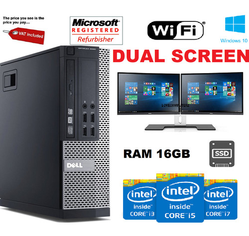 Dell optiplex sff core - optiplex, 16gb