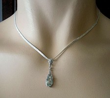 925 silber art deco collier - 925,