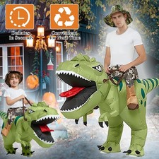 Aufblasbar dinosaurier kostüm - aufblasbar,