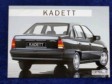 OPEL Kadett E Stufenheck Limousine Prospekt 9.1985  Modelle: LS, GL, GLS