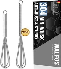 Walfos Mini Schneebesen - Kleiner Schneebesen Edelstahl - Küchen 