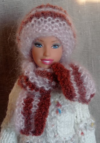 Barbie mütze und schal - barbie,