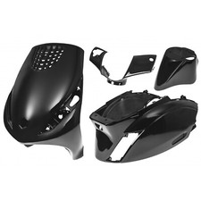 Verkleidungskit 4 Teilig Maxtuned, schwarz metallic für Piaggio Zip 2