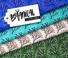 Botanical Elderflower mintgrün Hamburger Liebe Biobaumwolle Stretch-Jersey 25 cm