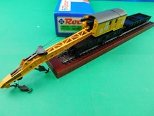 C16 Roco H0 Güterwagen 46900 Drehkran Krupp mit Schutzwagen AC digital OVP TOP