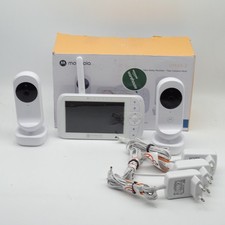 Motorola Nursery VM35-2 / Ease 35-2 Babyphone mit 2 Kameras 5,0 Zoll Video Baby 