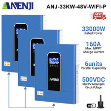 11KW 22KW 33KW 48V Hybrid Solar Wechselrichter On / Off Grid Inverter MPPT 160A