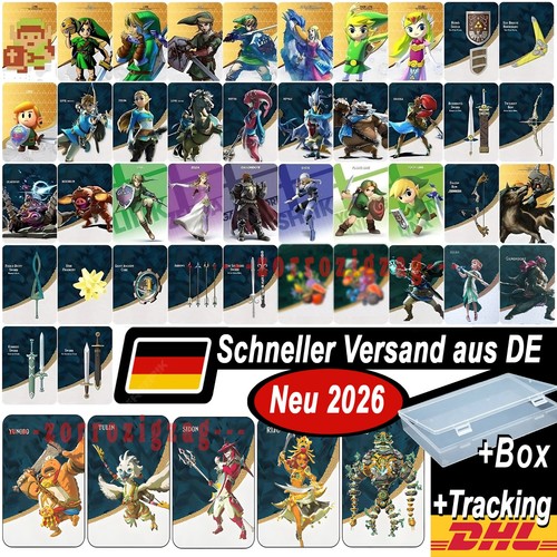 47x zelda amiibo karten - amiibo,