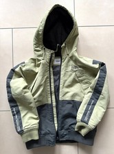 Reserved Eco Aware Gr. 134 Anorak gefüttert mit Kapuze hellgrün / dunkelgrün
