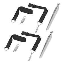 Sturmbänder Vorzelte Markise 2x3M + Schnellverschluss 2x70cm Abspannset