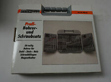 W020-132: Mannesmann Profi Bohrer und Schrauber Satz Set 50 tlg Stahl Stein Holz
