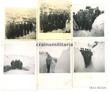 6x Orig. Foto Gebirgsjäger in