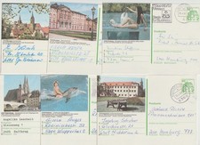 Sammlung mit 144 verschiedenen Bildpostkarten Bund aus 1980